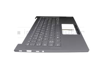 FALS2009010 original Lenovo clavier incl. topcase DE (allemand) gris/gris avec rétro-éclairage