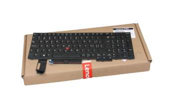 FU53722 original Lenovo clavier CH (suisse) noir/noir avec mouse stick