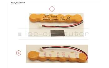 Fujitsu FUJ:CP731547-XX -BT-2ND BATTERY (6 CELLS) 40MAH 7,2V