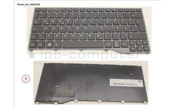 Fujitsu FUJ:CP734322-XX KEYBOARD BLACK GERMAN