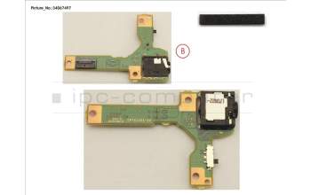 Fujitsu FUJ:CP751118-XX SUB BOARD, POWER BUTTON