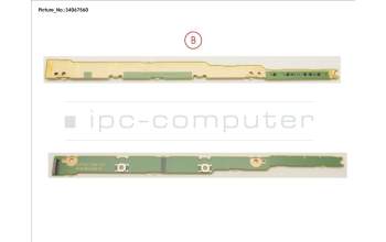 Fujitsu FUJ:CP754735-XX SUB BOARD, TP BUTTONS/LED