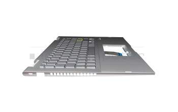 G1AS19G52UCOX121050811A original Asus clavier incl. topcase DE (allemand) argent/argent avec rétro-éclairage