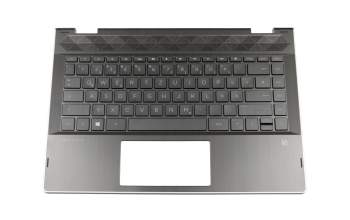 HPM17K13D0J4421 original HP clavier incl. topcase DE (allemand) noir/noir avec rétro-éclairage