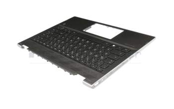 HPM17K13D0J4421 original HP clavier incl. topcase DE (allemand) noir/noir avec rétro-éclairage