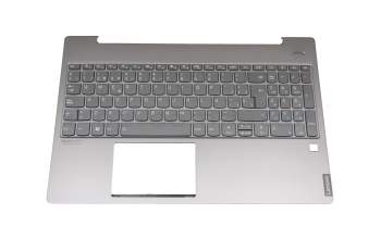 HQ20720487000 original Lenovo clavier incl. topcase SP (espagnol) gris/gris avec rétro-éclairage