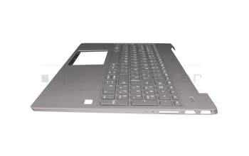 HQ20720487000 original Lenovo clavier incl. topcase SP (espagnol) gris/gris avec rétro-éclairage