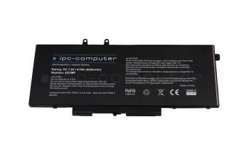 IPC-Computer batterie (4 cellules) compatible avec Dell 04GVMP à 61Wh