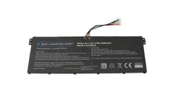 IPC-Computer batterie 11.4V (Type AC14B18J) compatible avec Acer AC14B18J à 41Wh