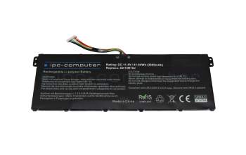 IPC-Computer batterie 41Wh 11.4V (Type AC14B18J) compatible avec Acer Aspire ES1-731