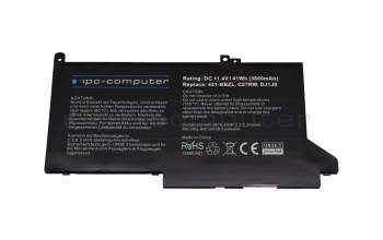 IPC-Computer batterie 41Wh compatible avec Dell Latitude 12 (7280)