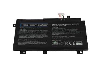 IPC-Computer batterie 44Wh compatible avec Asus TUF Gaming F15 FX506LHB