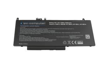 IPC-Computer batterie 53Wh compatible avec Dell Latitude 15 (3550) DDR5