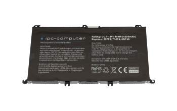 IPC-Computer batterie compatible avec Dell 00GFJ6 à 48Wh