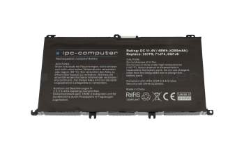 IPC-Computer batterie compatible avec Dell 0357F9 à 48Wh