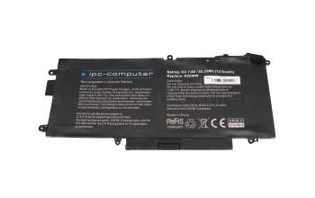IPC-Computer batterie compatible avec Dell K5XWW à 55,25Wh