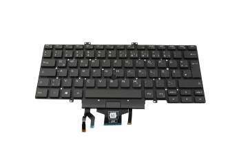 K702V original Dell clavier DE (allemand) noir/noir avec rétro-éclairage et mouse stick