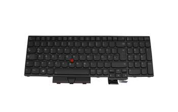 L15BL-106D0 original Lenovo clavier DE (allemand) noir/noir avec rétro-éclairage et mouse stick