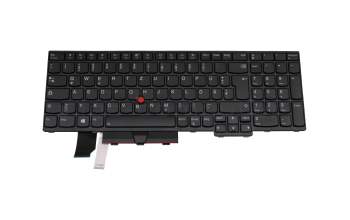 L15BL-106D0 original Lenovo clavier DE (allemand) noir/noir avec rétro-éclairage et mouse stick