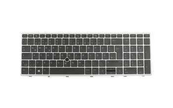 L25005-041 original Sunrex clavier DE (allemand) noir/argent avec rétro-éclairage et mouse stick