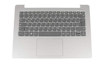 LCM16H36D0-686 original Lenovo clavier incl. topcase DE (allemand) gris/argent