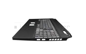 LG05P_N16B3L original Acer clavier incl. topcase DE (allemand) noir/noir avec rétro-éclairage (4060/4070)