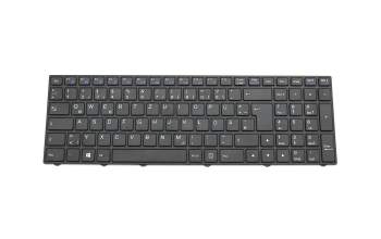 MP-13M1600-430 original Clevo clavier DE (allemand) noir/noir abattue