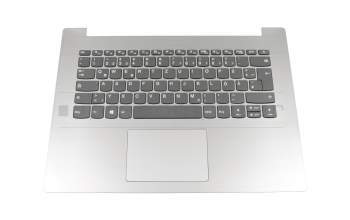 NBX0001K700 original Lenovo clavier incl. topcase DE (allemand) gris/argent