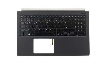 NKI17170F3 original Acer clavier incl. topcase DE (allemand) noir/noir avec rétro-éclairage