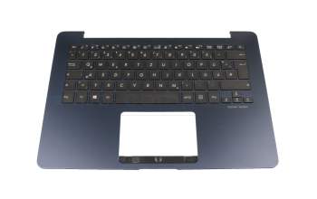 NSK-WBFBW 0G original Asus clavier incl. topcase DE (allemand) noir/bleu avec rétro-éclairage