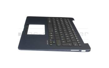 NSK-WBFBW 0G original Asus clavier incl. topcase DE (allemand) noir/bleu avec rétro-éclairage