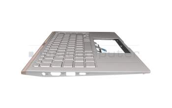 NSK-WRHBU 0G9Z.NFKBU.H0G original Darfon clavier incl. topcase DE (allemand) blanc/argent avec rétro-éclairage