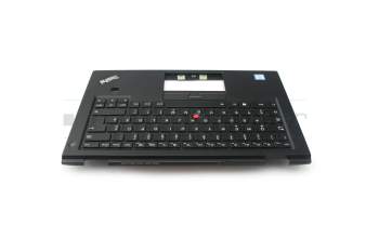 NSK-Z82BW 0G original Lenovo clavier incl. topcase DE (allemand) noir/noir avec rétro-éclairage et mouse stick