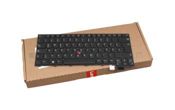 NSK-ZA6SQ 0G original Lenovo clavier DE (allemand) noir/noir abattue avec mouse stick