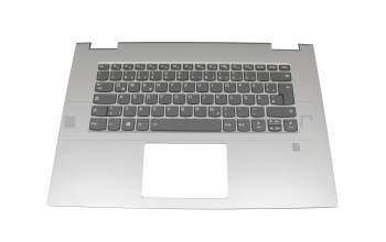 PB4SB-GR original Lenovo clavier incl. topcase DE (allemand) noir/argent avec rétro-éclairage