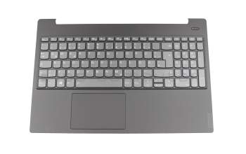 PC5CB-GE original Lenovo clavier incl. topcase DE (allemand) gris foncé/noir avec rétro-éclairage