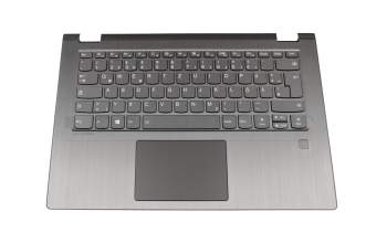 PK09000J0E0 original Lenovo clavier incl. topcase DE (allemand) gris/gris avec rétro-éclairage