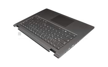 PK09000J0E0 original Lenovo clavier incl. topcase DE (allemand) gris/gris avec rétro-éclairage