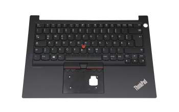 PK131D53A11 original Lenovo clavier incl. topcase DE (allemand) noir/noir avec mouse stick sans rétroéclairage