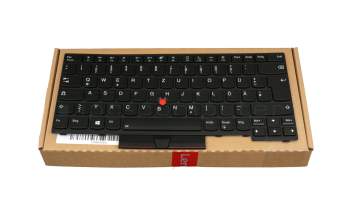 PK131J5B11 original Lenovo clavier DE (allemand) noir/noir avec rétro-éclairage et mouse stick