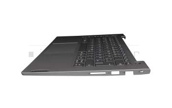 PR4SB original Lenovo clavier incl. topcase DE (allemand) gris foncé/gris avec rétro-éclairage