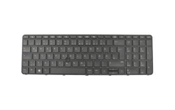 SG-80630-2DA original HP clavier DE (allemand) noir/noir avec rétro-éclairage et mouse stick