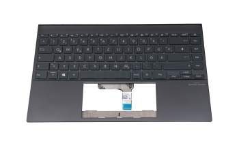 SG-A3930-2DA original Asus clavier incl. topcase DE (allemand) noir/noir avec rétro-éclairage