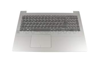 SN20M63157 original Lenovo clavier incl. topcase FR (français) gris/argent avec rétro-éclairage