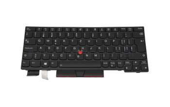 SN20P33777 original Lenovo clavier CH (suisse) noir/noir avec rétro-éclairage et mouse stick