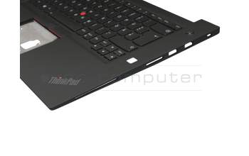 SN20R58780 original Lenovo clavier incl. topcase DE (allemand) noir/noir avec rétro-éclairage et mouse stick