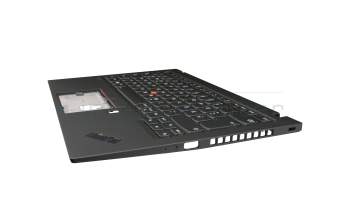 SN20W73844 original Lenovo clavier incl. topcase DE (allemand) noir/noir avec rétro-éclairage et mouse stick WWAN