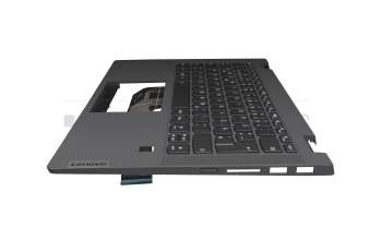 SN20W85414 original Lenovo clavier incl. topcase DE (allemand) noir/gris avec rétro-éclairage