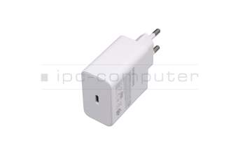 Samsung Galaxy Book3 Pro 360 (NP960QFG) original Chargeur USB-C 65 watts EU wallplug blanc