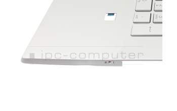 TH17CR Clavier incl. topcase DE (allemand) argent/argent avec rétro-éclairage b-stock